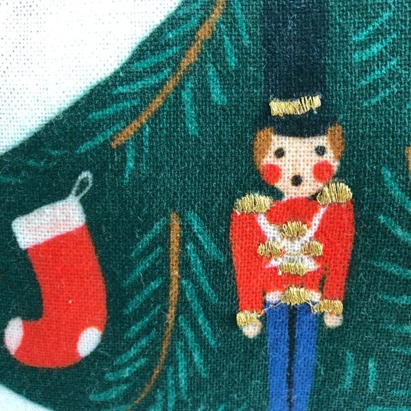 Anthropologie Rifle Paper Co. Nutcracker Pillow - Picture 6 of 8